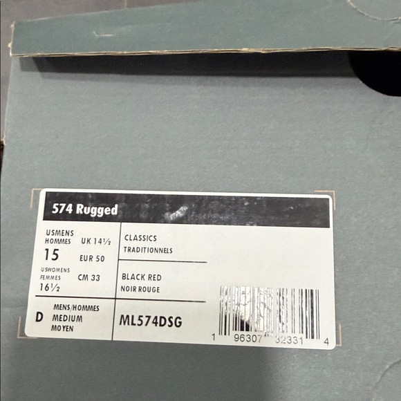 ๐ New Balance 574 Rugged Size 15 - Picture 8 of 8
